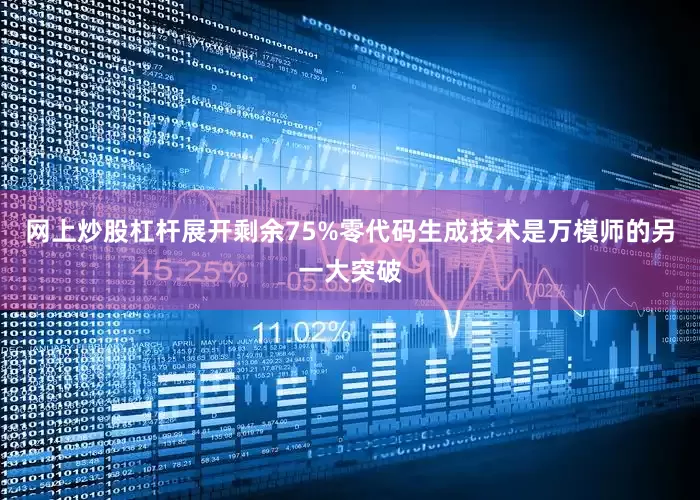 网上炒股杠杆展开剩余75%零代码生成技术是万模师的另一大突破